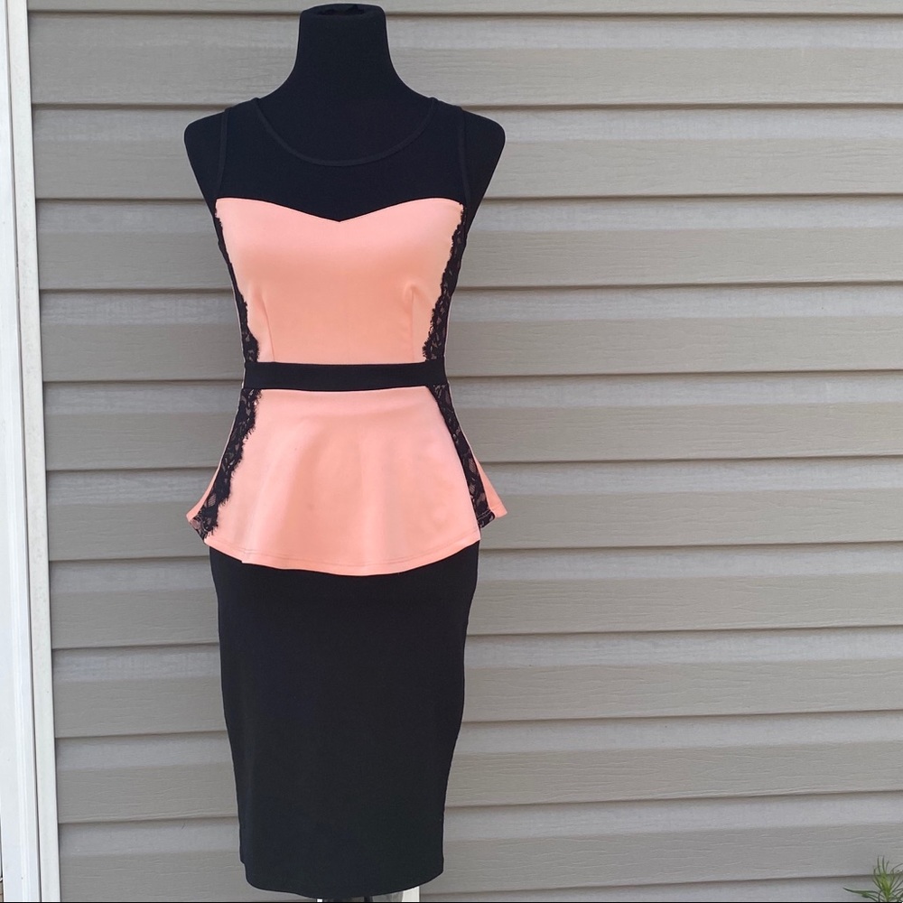 2 piece peplum top/pencil skirt size medium
